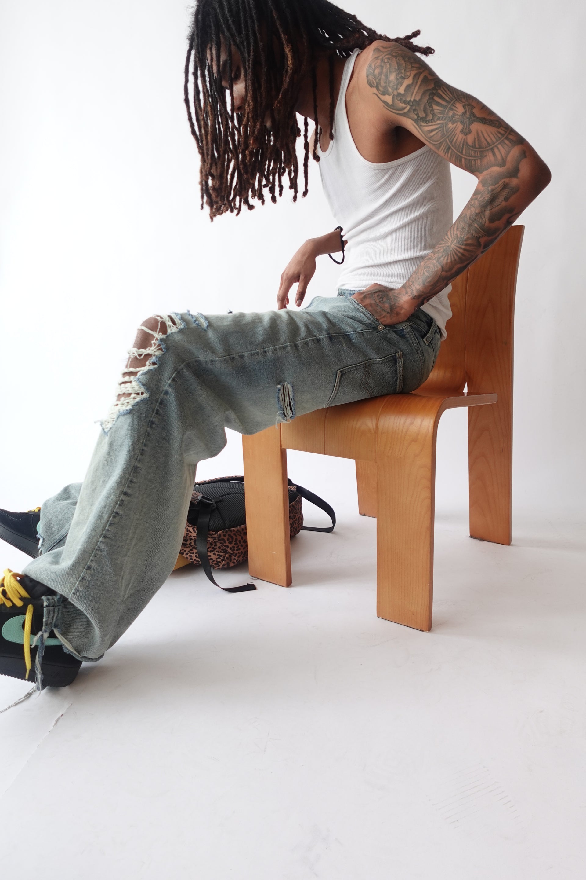 Uncut Denim Jeans